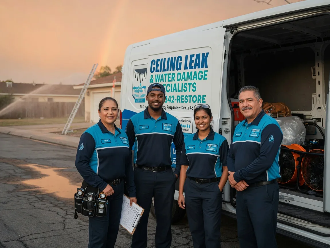 Ceiling Leak Cleanup company in Earth, TX